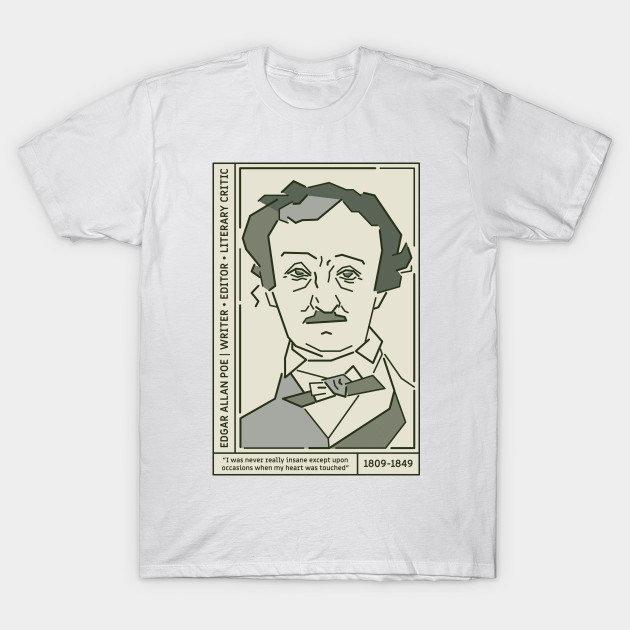 Edgar Allan Poe Literary Giant T-Shirt-TOZ